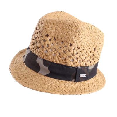 Men's summer hat HatYou CEP0535, Honey/Camouflage