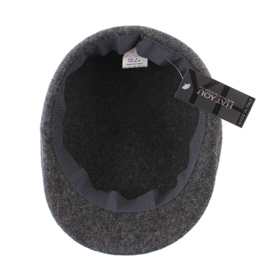 Мъжки вълнен каскет HatYou CF0001, Тъмносив 