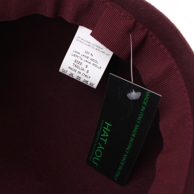 Мъжки вълнен каскет HatYou CF0001, Бордо