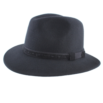 Мъжка филцова Fedora HatYou CF0040, Черен