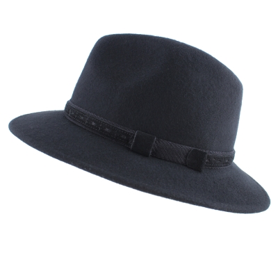 Мъжка филцова Fedora HatYou CF0040, Черен