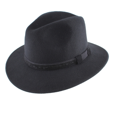 Мъжка филцова Fedora HatYou CF0040, Черен