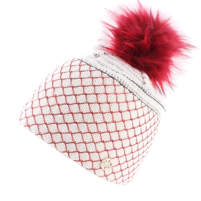 Ladies' knitted hat Granadilla JG5323, White