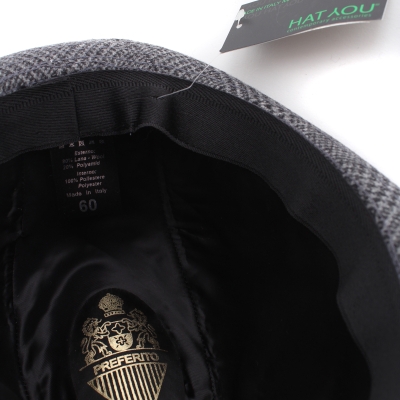 Мъжка зимна шапка Fedora HatYou CP0921, Сив пепит