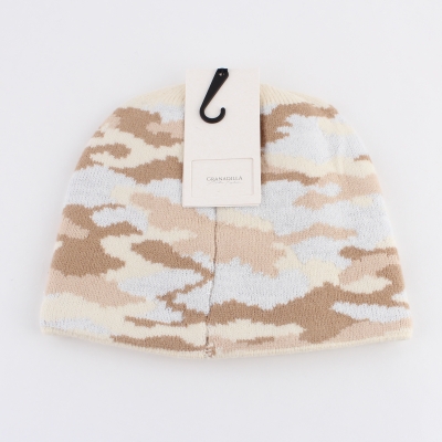 Дамска плетена шапка Granadilla JG5494, Камуфлаж/Сребристо