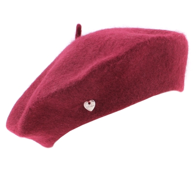 Дамска вълнена барета HatYou CP0764, Бордо