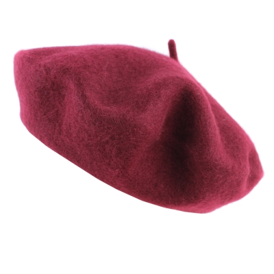 Дамска вълнена барета HatYou CP0764, Бордо