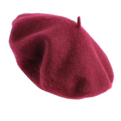 Дамска вълнена барета HatYou CP0764, Бордо