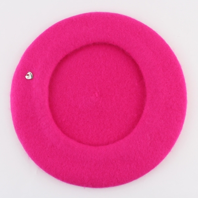 Дамска вълнена барета HatYou CP0764, Цикламен