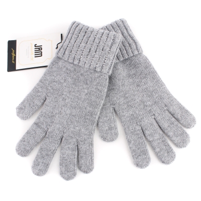 Дамски плетени ръкавици JailJam JG5202, Светлосив