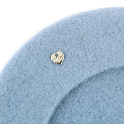 Дамска вълнена барета HatYou CP0764, Небесносин