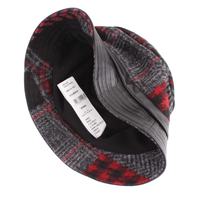 Мека шапка с периферия HatYou CP3549, Червен/Сив/Черен