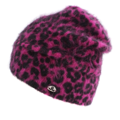 Дамска плетена шапка JailJam JG0101, Цикламен