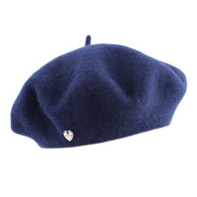 Дамска вълнена барета HatYou CP0764, Тъмносин