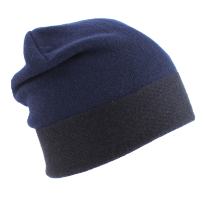Мъжка плетена шапка Granadilla JG5148, Тъмносин