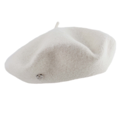 Дамска вълнена барета HatYou CP0764, Екрю