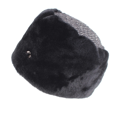 Palarie dama cu blana artificiala Granadilla JG5317, Neagra