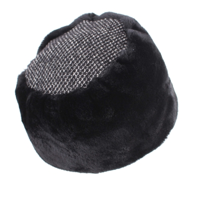 Palarie dama cu blana artificiala Granadilla JG5317, Neagra