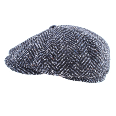 Мъжки вълнен каскет HatYou CP3467, Син меланж