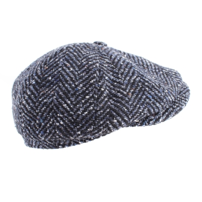 Мъжки вълнен каскет HatYou CP3467, Син меланж