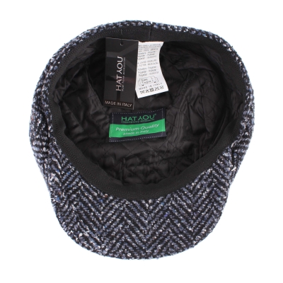 Мъжки вълнен каскет HatYou CP3467, Син меланж