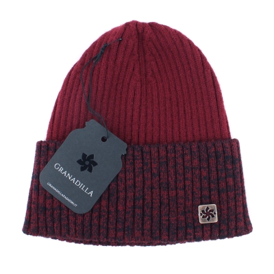 Men's knitted hat Granadilla JG5113, Bordeaux