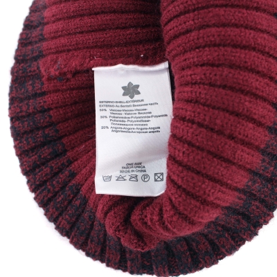 Men's knitted hat Granadilla JG5113, Bordeaux