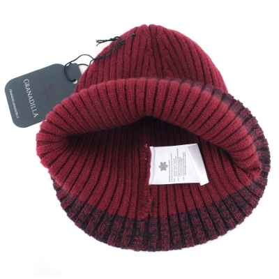 Men's knitted hat Granadilla JG5113, Bordeaux