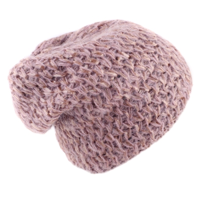 Дамска плетена шапка Granadilla JG5335, Пепел от рози