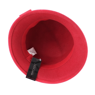 Ladies' Felt Hat HatYou CF0307, Scarlet melange
