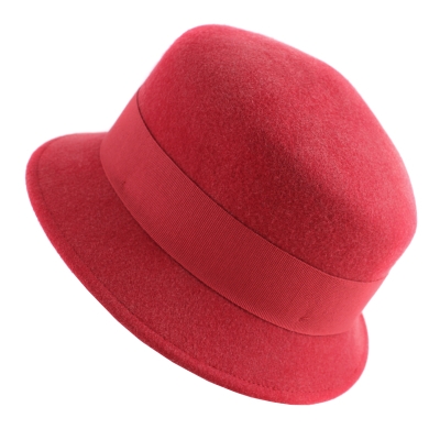 Ladies' Felt Hat HatYou CF0307, Scarlet melange