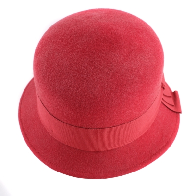 Ladies' Felt Hat HatYou CF0307, Scarlet melange