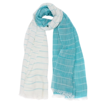 Дамски летен шал Pulcra Bahamas, Тюркоаз