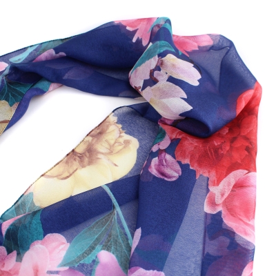 Дамски шал HatYou SI0763-103, Син