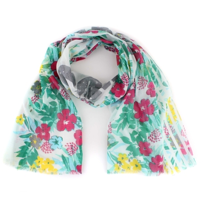 Детски памучен шал HatYou SE0659, 50х160 см, Хавай