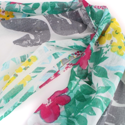 Детски памучен шал HatYou SE0659, 50х160 см, Хавай