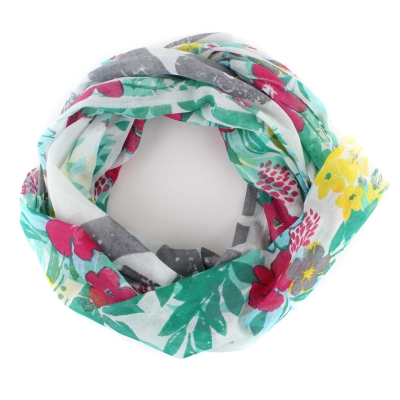 Детски памучен шал HatYou SE0659, 50х160 см, Хавай