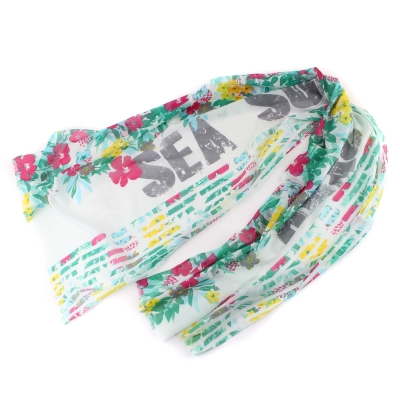 Детски памучен шал HatYou SE0659, 50х160 см, Хавай