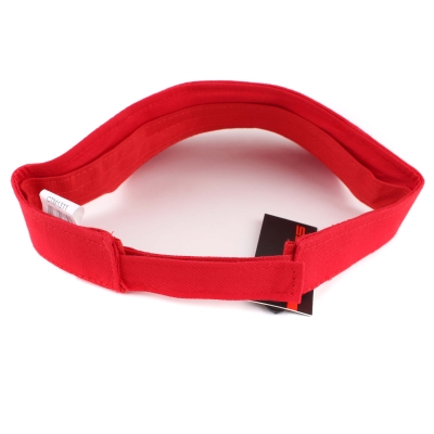 Ladies' cotton visor MESS CTM1311, Red