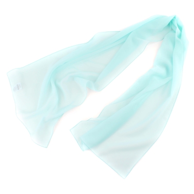 Дамски шал HatYou SI0760, 40х160 см, Светъл тюркоаз