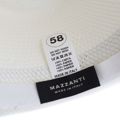 Palarie de vara barbati Fratelli Mazzanti FM 6863, Alb