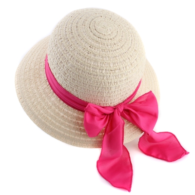 Palarie de vara dama HatYou CEP0423, Panglica cyclamen