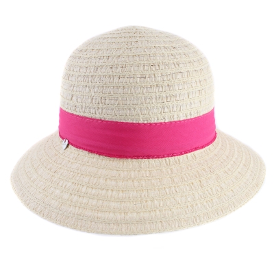 Palarie de vara dama HatYou CEP0423, Panglica cyclamen