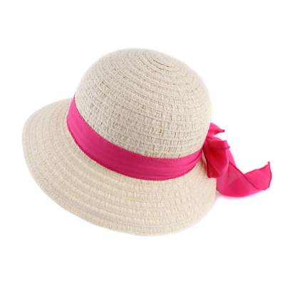 Palarie de vara dama HatYou CEP0423, Panglica cyclamen