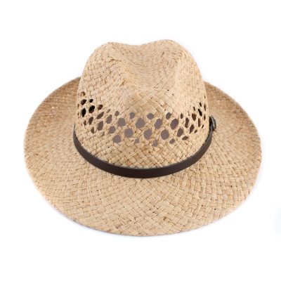 Palarie de vara barbati din rafie Fratelli Mazzanti FM 7932, Natural