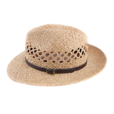 Palarie de vara barbati din rafie Fratelli Mazzanti FM 7932, Natural