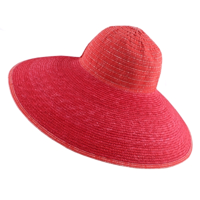 Ladies' summer hat Fratelli Mazzanti FM 6827, Red