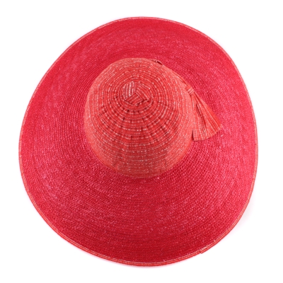 Ladies' summer hat Fratelli Mazzanti FM 6827, Red