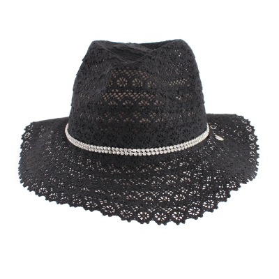 Palarie de dama din bumbac HatYou CEP0775, Neagra