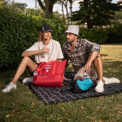 Summer cotton hat MESS CTM1121, Grey